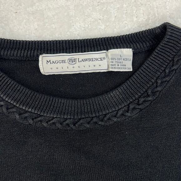 Black Crew Neck Sweater - Picture 3 of 7